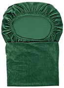 Smirly Velvet Stretch Dining Room Chair Covers Soft Removable Dining Chair Slipcovers Set of 2, Peacock Green