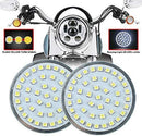 Motorcycle LED Light 2" 50mm Bullet Style LED Turn Signals Pannel For Motor bike Sporter Softail Touring (1157 base-1)