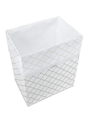 Clean Cubes 13 Gallon Disposable Trash Cans & Recycling Bins, 3 Pack (White)