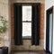RoomDividersNow Premium Tension Curtain Rod, 120in-150in (Black)