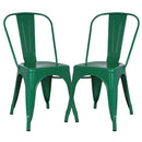 POLY & BARK EM-112-BLK-X4 Trattoria Side Chair in in Black (Set of 4)