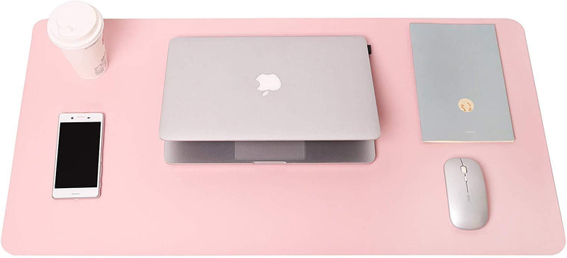 Writing Desk Pad,for Table, YSAGi Anti-Slip Thin Mousepad for Computers,Office Desk Accessories Laptop Waterproof Dual-Sided Desk Protect for Office Decor and Home (Pink, 23.6" x 13.7")