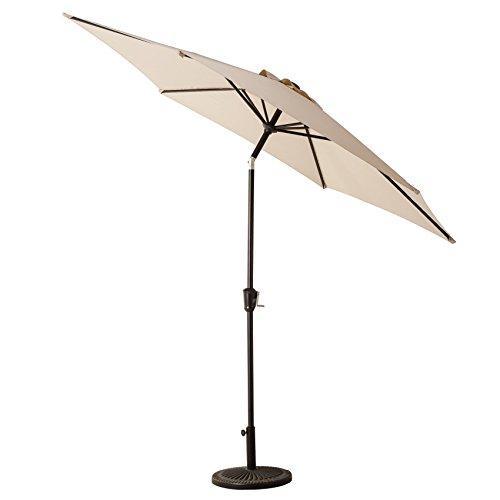 Grand Patio 10 FT Super Sturdy Aluminum Patio Umbrella, UV Protected Outdoor Umbrella, Green