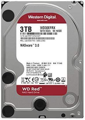 WD Red 4TB NAS Hard Drive - 5400 RPM Class SATA 6 Gb/s 64MB Cache 3.5 Inch - WD40EFRX