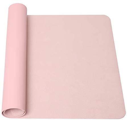 Writing Desk Pad,for Table, YSAGi Anti-Slip Thin Mousepad for Computers,Office Desk Accessories Laptop Waterproof Dual-Sided Desk Protect for Office Decor and Home (Pink, 23.6" x 13.7")