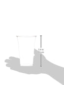 Green Direct 10 oz. Disposable Plastic Clear Cups With Flat Lids for Cold Drink - Bubble Boba - Iced Coffee - Tea - Smoothie - Pack of 100