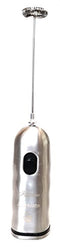 AW BRIDAL Milk Frother, Stainless Steel, Battery Operated, Electric Handheld, Foam Maker For Keto, Coffee, Cappuccino, Hot Cocoa, Latte, Matcha, Tea, Durable Drink Mixer With Stainless Steel Whisk