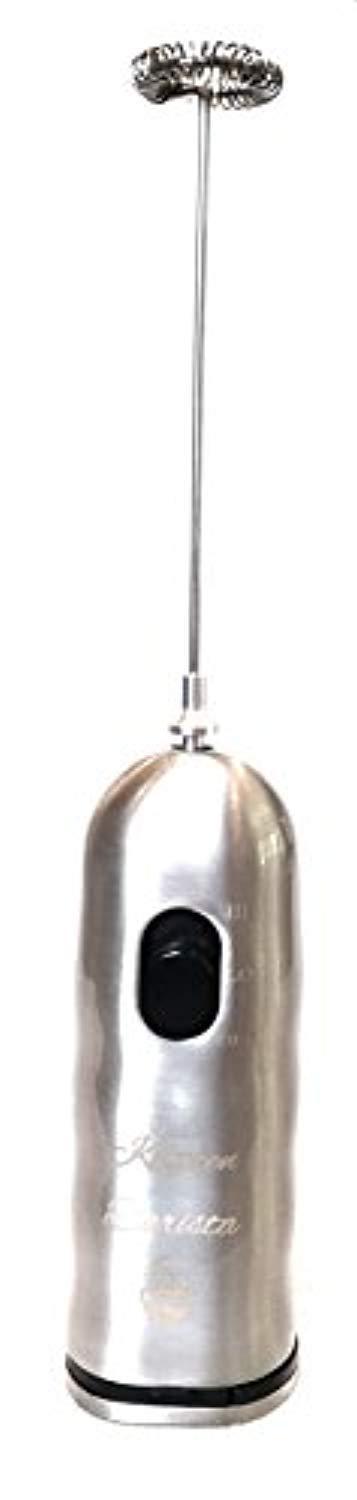 AW BRIDAL Milk Frother, Stainless Steel, Battery Operated, Electric Handheld, Foam Maker For Keto, Coffee, Cappuccino, Hot Cocoa, Latte, Matcha, Tea, Durable Drink Mixer With Stainless Steel Whisk