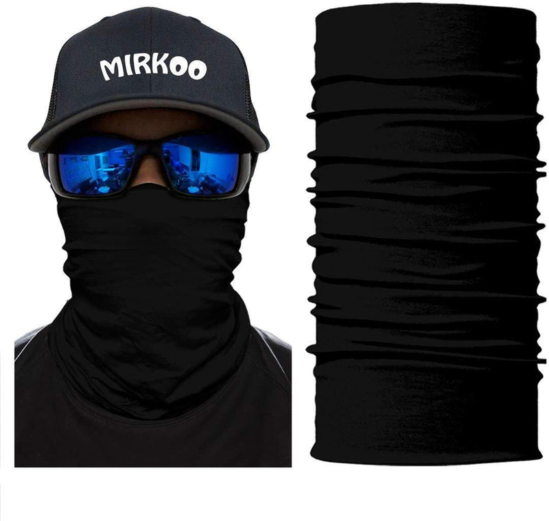 MIRKOO Microfiber Polyester Multifunctional Seamless Multifunctional UV Headwear motorcycle face cover Magic Scarf Neck Gaiter for Motorcycling Hiking Cycling Ski Snowboard face mask(888)