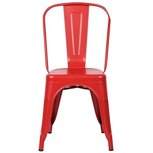 POLY & BARK EM-112-BLK-X4 Trattoria Side Chair in in Black (Set of 4)