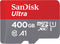 SanDisk 512GB Ultra MicroSDXC UHS-I Memory Card with Adapter - 100MB/s, C10, U1, Full HD, A1, Micro SD Card -  SDSQUAR-512G-GN6MA