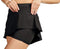 Cityoung Women's Casual Pleated Tennis Golf Skirt with Underneath Shorts Running Skorts