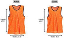 Unlimited Potential Nylon Mesh Scrimmage Team Practice Vests Pinnies Jerseys Bibs for Children Youth Sports Basketball, Soccer, Football, Volleyball (Pack of 12)