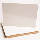 Dry Erase Lap Board Set (10 Pack) Double Sided, 9 x 12 Inch, Frameless, Individual Whiteboards for Students