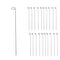 Tingyuan 24 Inches Single Stem Plant Support Stakes Steel Garden Stakes, Pack of 20
