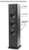 Polk T50 150 Watt Home Theater Floor Standing Tower Speaker (Single) - Premium Sound at a Great Value | Dolby and DTS Surround