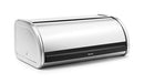 Brabantia Roll Top Bread Bin Matte Stainless Steel