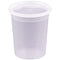 [24 Sets- 32 oz.] Plastic Deli Food Storage Containers With Airtight Lids