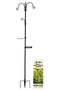 Deluxe Bird Feeding Station for Outdoors: Bird Feeders for Outside - Multi Feeder Pole Stand Kit with 4 Hangers, Bird Bath and 3 Prong Base for Attracting Wild Birds - 22 Inch Wide x 92 Inch Tall