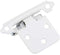 Silverline SH5001-WT Self Close Hinge Cabinet Hardware 20 Pack (10 Pairs) Face Mount Overlay Variable White Coated