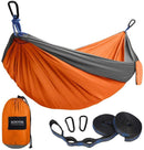 Kootek Camping Hammock Double & Single Portable Hammocks with 2 Tree Straps, Lightweight Nylon Parachute Hammocks for Backpacking, Travel, Beach, Backyard, Patio, Hiking