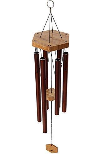 Soothing Melodic Tones & Solidly Constructed Bamboo/Aluminum Chime by UpBlend Outdoors