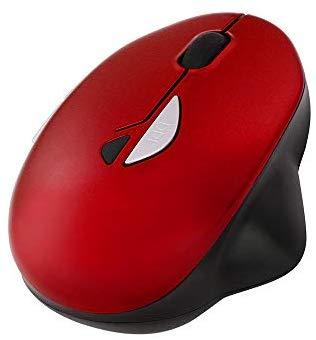 Bosji Wireless Mouse 2.4Ghz 6D Portable Bluetooth MuteTravel Mouse Optical Cordless Ergonomic Gaming Mice Computer Accessories for Laptop Desktop PC (Red)