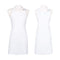 KAF Home 2 Pack Unisex Adjustable Water Resistant Apron - One Size Fits All Kitchen Chef Apron With 2 Large Oversized Pockets - Perfect for Crafting, Cooking, Baking, Painting, Gardening - White