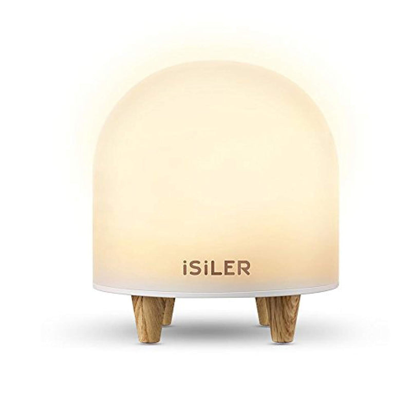 LED Night Light for Kids, iSiLER Portable Silicone Cute Nursery Night Lamp, Romantic Dim Mood Lamp, Touch Control Bedside Lamp, Baby Night light BPA-Free, 48 Hours Runtime