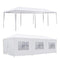 JOO LIFE 10' x 30' Canopy Outdoor Party Wedding Tent Heavy Duty Gazebo Pavilion 8 Removable sidewalls,White Canopy Tent BBQ Shelter