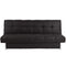 Best Choice Products Microfiber Futon Folding Sofa Bed Couch w/ Mattress & Storage Sleep Recliner Lounger