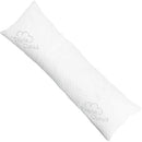 Triple Cloud Body Pillow Ultra Luxury Bamboo Shredded Memory Foam Full Size Body Pillow with Cooling Breathable Hypoallergenic Pillow Outer Fabric - Fits 20 x 54 inch Body Pillow Cases & Covers