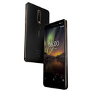 Nokia 6.1 (2018) - Android One (Oreo) - 32 GB - Dual SIM Unlocked Smartphone (AT&T/T-Mobile/MetroPCS/Cricket/H2O) - 5.5" Screen - Black - U.S. Warranty