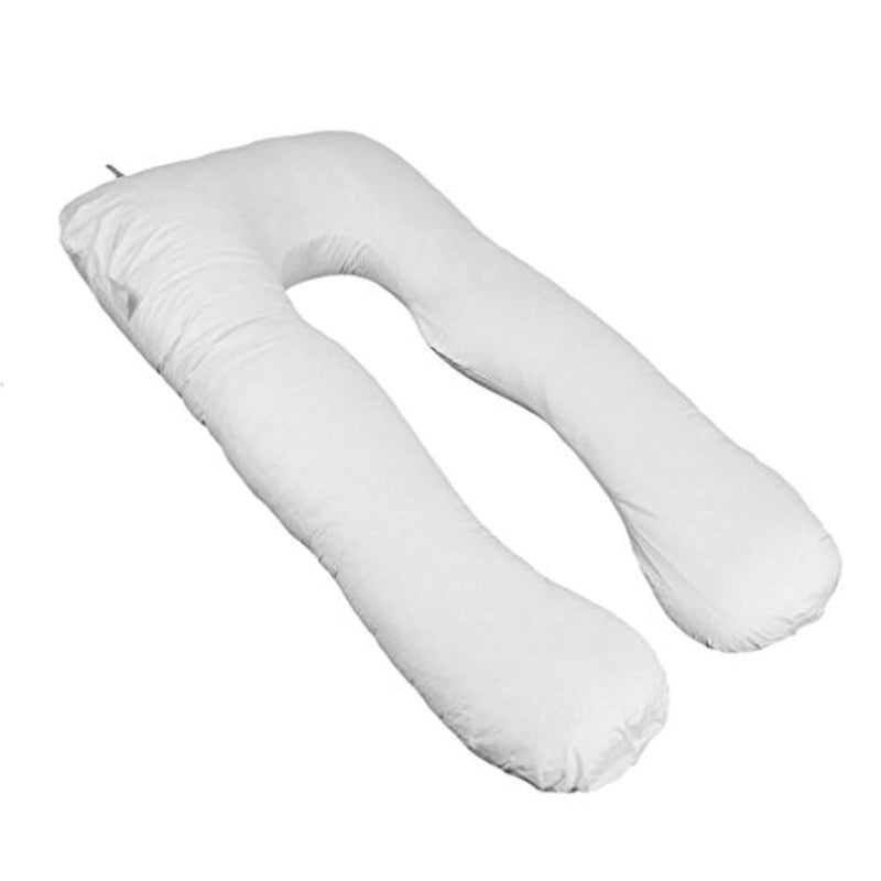 Nexttechnology Pregnancy Pillow Home Sleeping Comfortable Maternity Pillow for Pregnant Women (U Shaped White)
