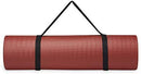 Gaiam Essentials Thick Yoga Mat Fitness & Exercise Mat with Easy-Cinch Yoga Mat Carrier Strap (72"L x 24"W x 2/5 Inch Thick)