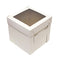 SpecialT Cake Boxes with Window 25pk 10” x 10” x 8” Inch White Bakery Boxes, Disposable Cake Containers, Dessert Boxes