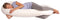 Leachco Snoogle Pregnancy/Maternity Total Body Pillow, Ivory