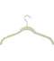 Home-it 50 Pack Shirt and dress Clothes Hangers Ivory Velvet Hangers Clothes Hanger Ultra Thin No Slip neck (hook) swivel