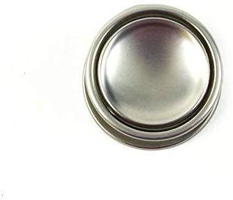 25 Pack: Large Cabinet Hardware Knob in Satin Nickel with Backplate