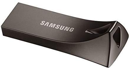 Samsung BAR Plus USB 3.1 Flash Drive 128GB - 300MB/s (MUF-128BE4/AM) - Titan Gray