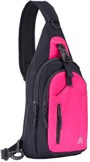 Y&R Direct Sling Bag Sling Backpack,Shoulder Chest Crossbody Bag Purse Nylon Lightweight Multicolor Small Daypack Outdoor Hiking Camping Travel Women Men Boy Girls Kids Gifts