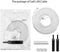 Lovicool Cat 6 Ethernet Patch Cable 100 ft Black, 4-Pair UTP Flat Networking Patch LAN Cable Ethernet Cords Network Wire Speed up to 250MHz with RJ45 Connectors 30m
