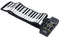 Tomsenn 88 Keys Professional Silicon rubber midi Flexible Roll up Electronic Piano Keyboard with louder speaker,for windows.