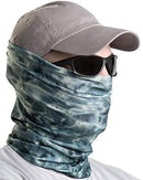 Aqua Design Fishing Hunting Masks Neck Gaiters for Men and Youth: UPF 50+ Sun Mask Protection: Camo Half Face Cover Balaclava Bandana