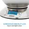 Vont Digital Kitchen Scale / Food Scale, Detachable Bowl Design, Gorgeous Stainless Steel Design with Alarm Timer & Temperature Sensor