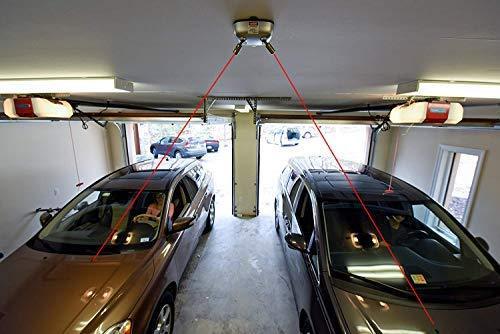 MAXSA Innovations Park Right Garage Laser Park, Dual Lasers in All White