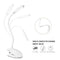 Led Clip Reading Light, Raniaco Daylight 12 Leds Reading Lamp-3 Brightness,USB Rechargeable, Touch Switch Bedside Book Light with Good Eye Protection Brightness