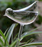 Self Watering Globes Aqua Bulbs Hand-blown Mini Glass Automatic Plant Waterer Bird Decorative Design,Set of 3