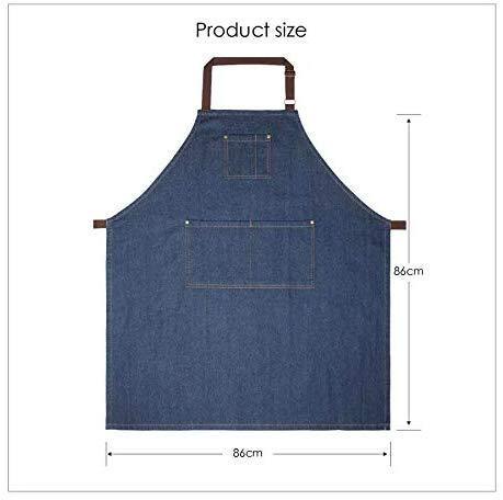SPRING SEAON Bib Apron for Women and Men,Kitchen Chef Apron - 3 Pocket Adjustable Neck Strap and 44" Long Ties,Durable Comfortable Apron Perfect for Cooking Gardening Baking Crafting Work Shop BBQ