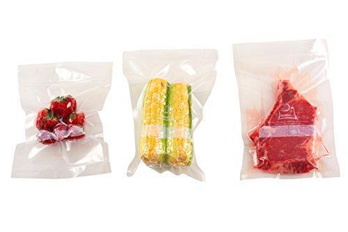 100 Vacuum Sealer Bags: Gallon Size (11" x 16") for Foodsaver 33% Thicker, BPA Free, FDA Approved